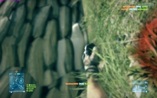 Battlefiled 3 - smrt, ale pokaždé spadne postava vpravo Battlefield 3 - smrt, ale pokaždé spadne postava vpravo