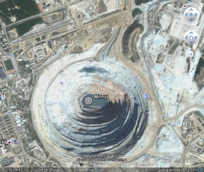 Diamantový důl Mirnyj