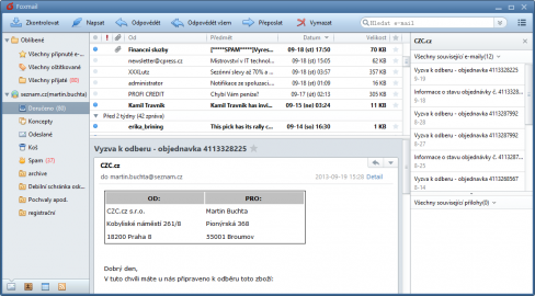 Foxmail 7.1 v češtině